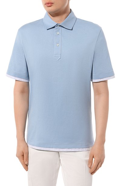 Хлопковое поло BRUNELLO CUCINELLI, арт. M0B133966, фото 3