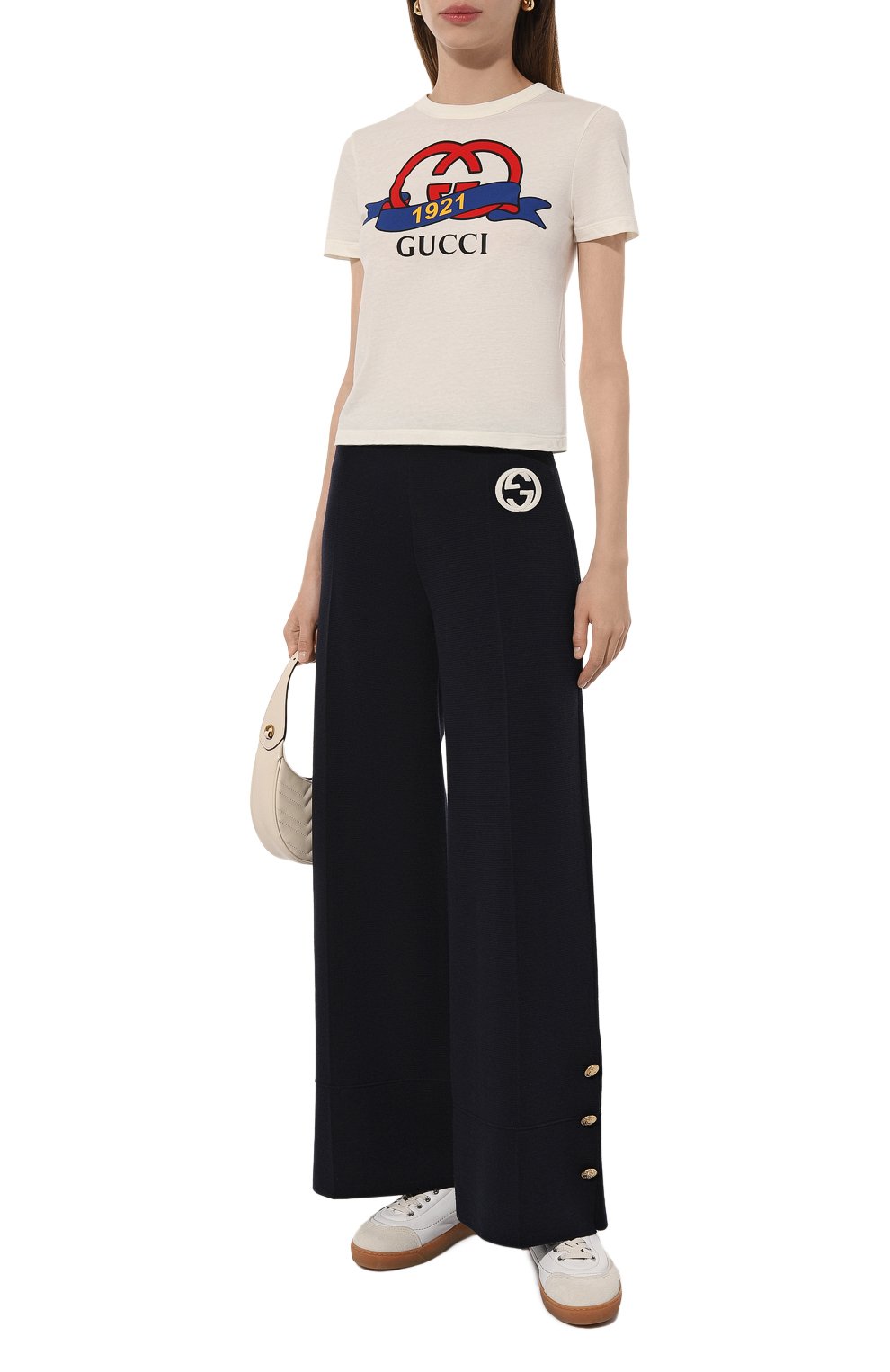 Хлопковая футболка GUCCI, арт. 748287/XJFND, фото 2