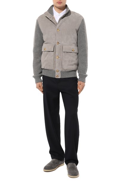 Замшевые лоферы STEFANO RICCI, арт. UC64_G2287/SDP, фото 2