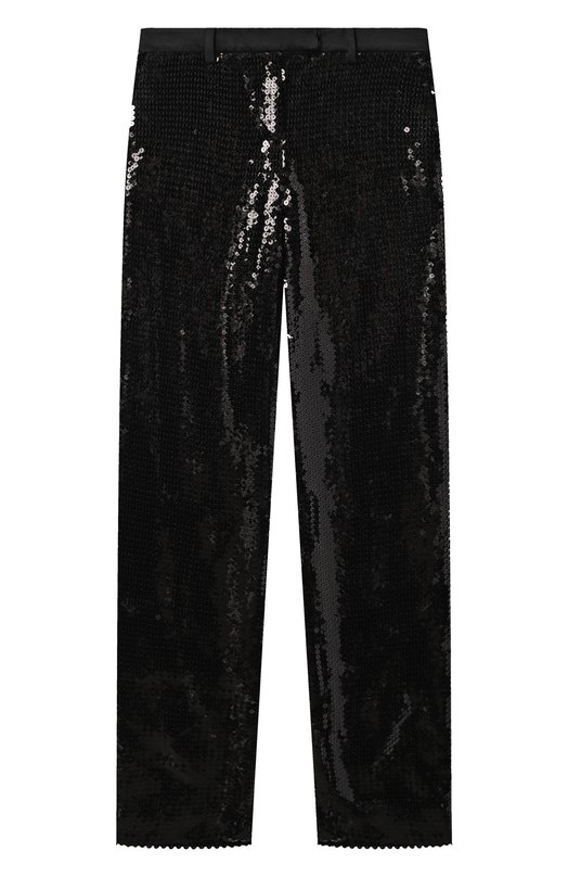 

Брюки с отделкой пайетками Michael Kors Collection, Чёрный