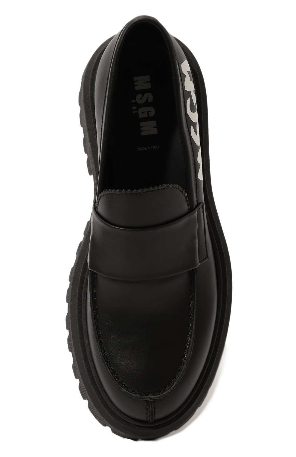 Кожаные лоферы MSGM KIDS, арт. 76260/36-40, фото 4