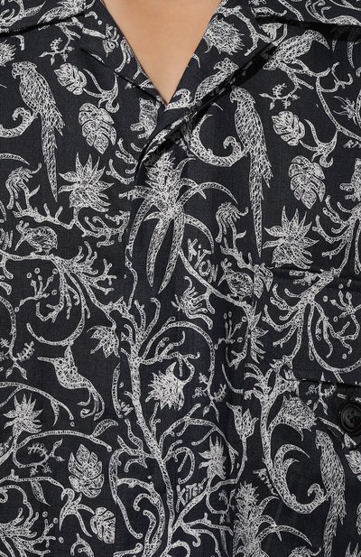 Льняная рубашка KITON, арт. UMC030H08902, фото 5