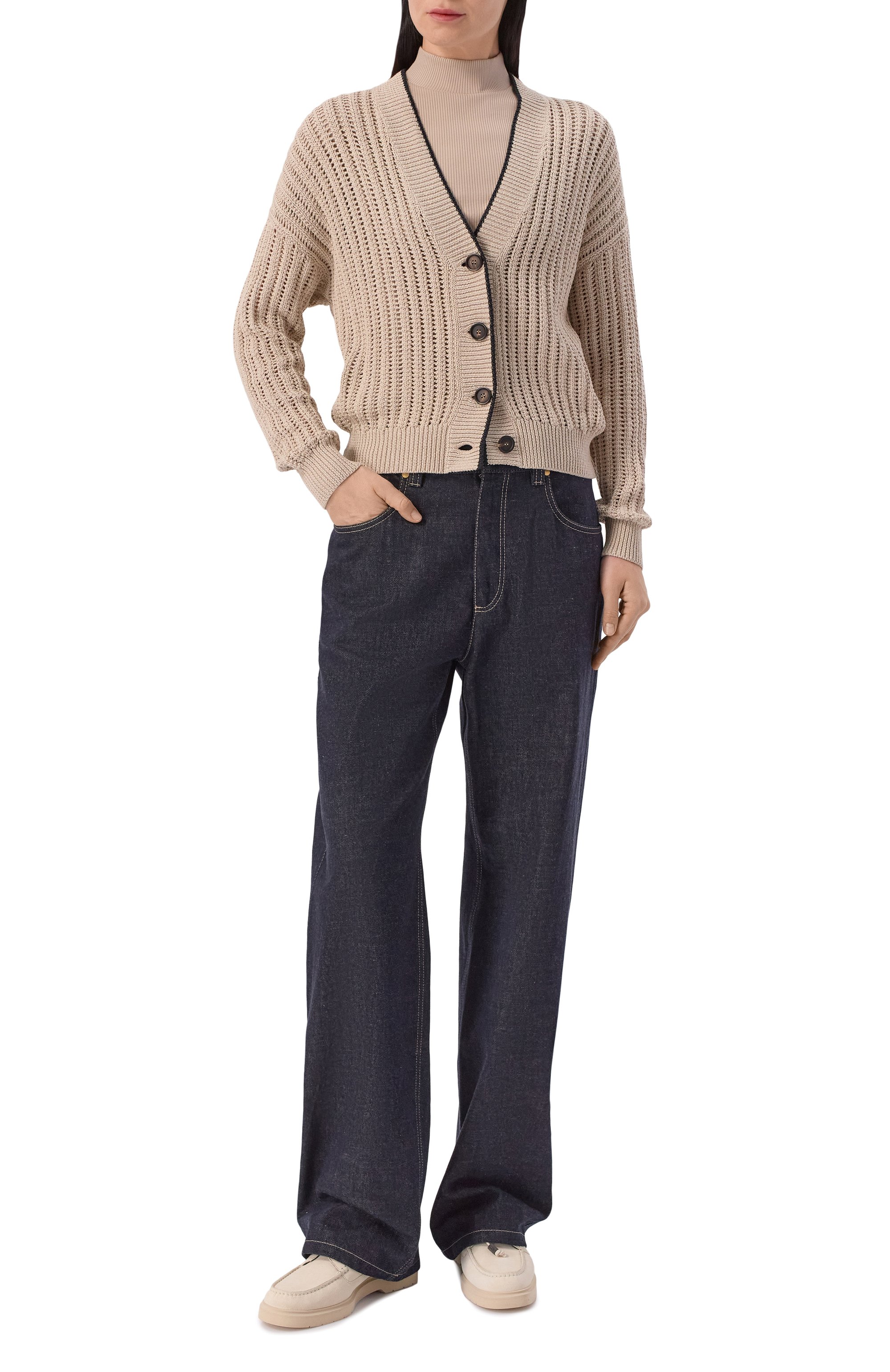 Хлопковый топ BRUNELLO CUCINELLI, арт. MG902VT104, фото 2