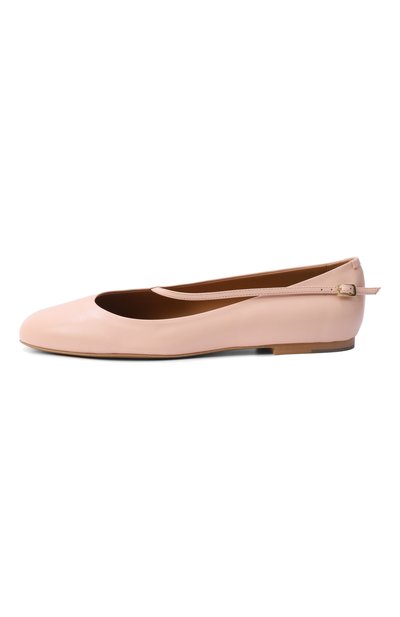 Кожаные балетки elyss JIL SANDER светло-розового цвета по цене 99000 руб., арт. J16WZ0020/P7588, фото 4 Кожаные балетки elyss JIL SANDER, арт. J16WZ0020/P7588, фото 4
