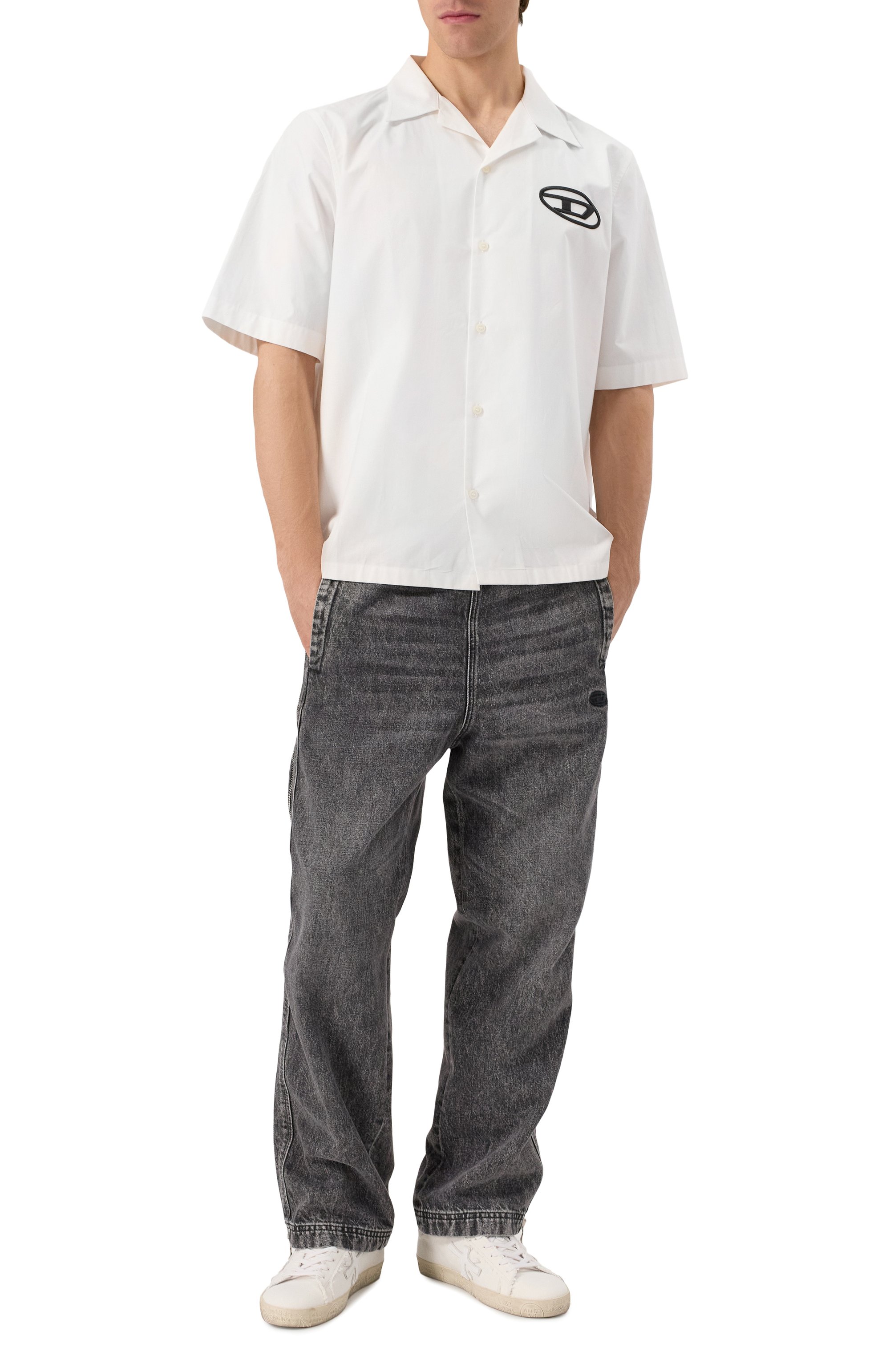 Хлопковая рубашка DIESEL, арт. A14636/0PCAL, фото 2