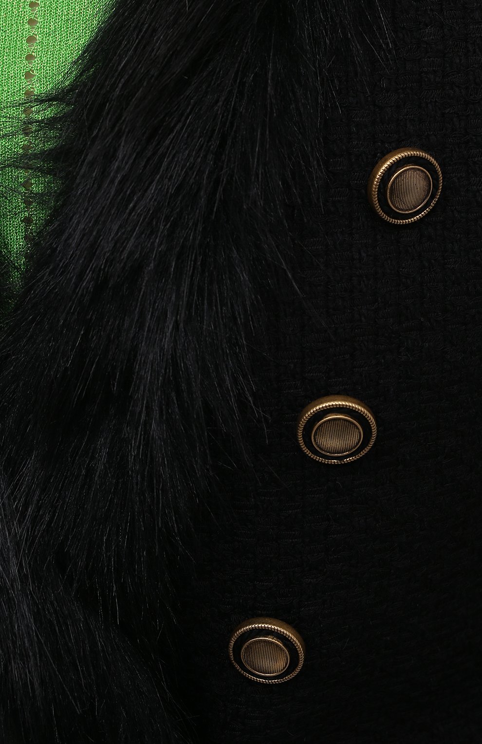 Шерстяной жакет SAINT LAURENT, арт. 668532/Y7D39, фото 5