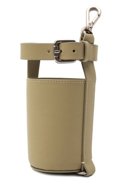 Женская сумка le porte gourde mini JACQUEMUS хаки цвета, арт. 203SL08/313640 | Фото 3 (Материал: Натуральная кожа; Размер: mini; Ремень/цепочка: На ремешке; Сумки-технические: Сумки через плечо; Материал сплава: Проставлено; Драгоценные камни: Проставлено)
