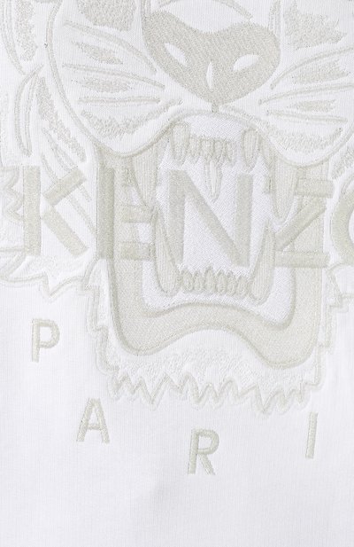 Хлопковое худи KENZO белого цвета по цене 29450 руб., арт. FA52SW9644XI, фото 5 Хлопковое худи KENZO, арт. FA52SW9644XI, фото 5