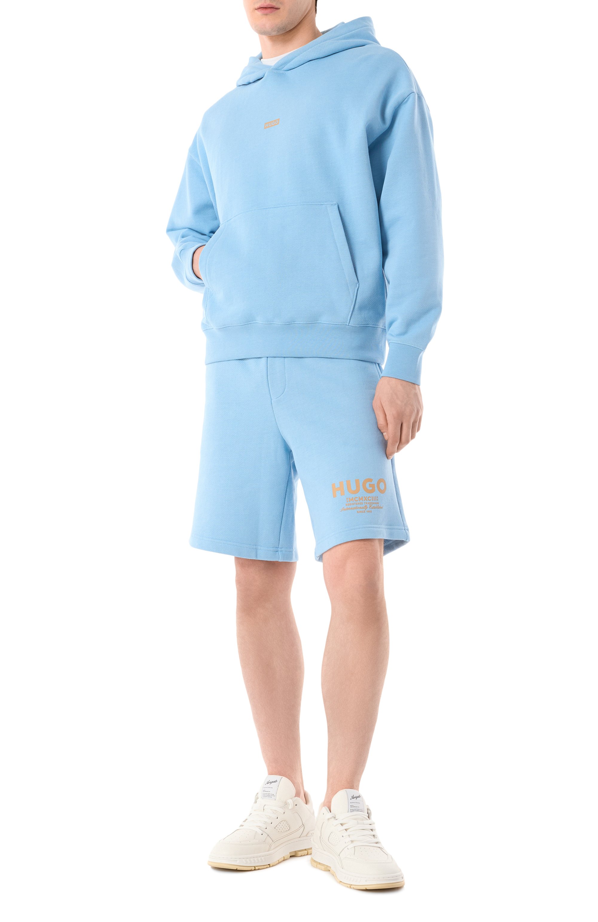Хлопковое худи HUGO BLUE, арт. 50510724, фото 2