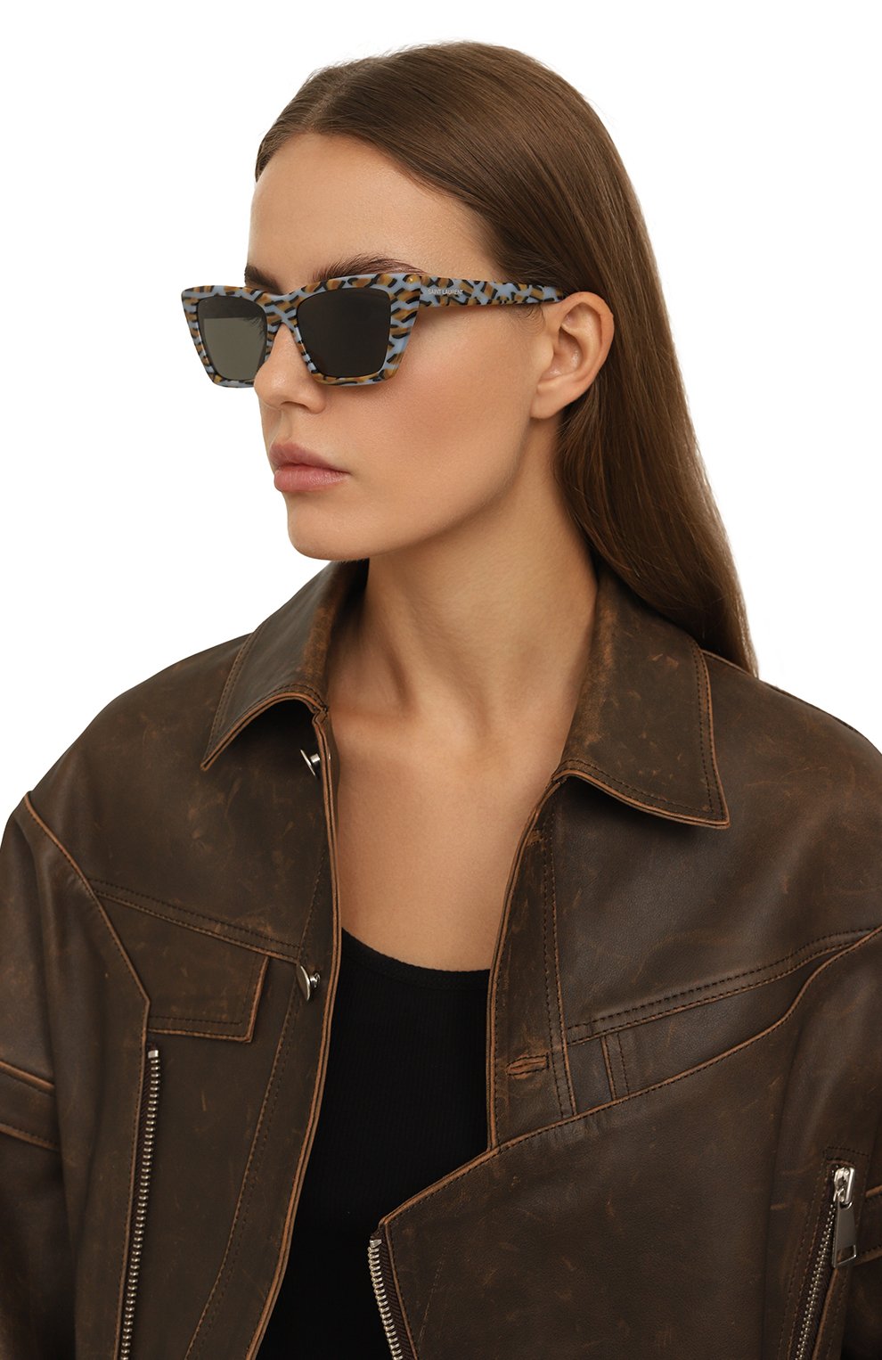 Солнцезащитные очки SAINT LAURENT разноцветного цвета по цене 42950 руб., арт. SL 276 MICA 035, фото 2 Солнцезащитные очки SAINT LAURENT, арт. SL 276 MICA 035, фото 2