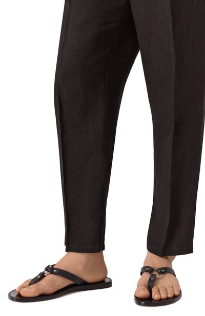 Кожаные шлепанцы bondage DSQUARED2, арт. FSM0081, фо�то 3