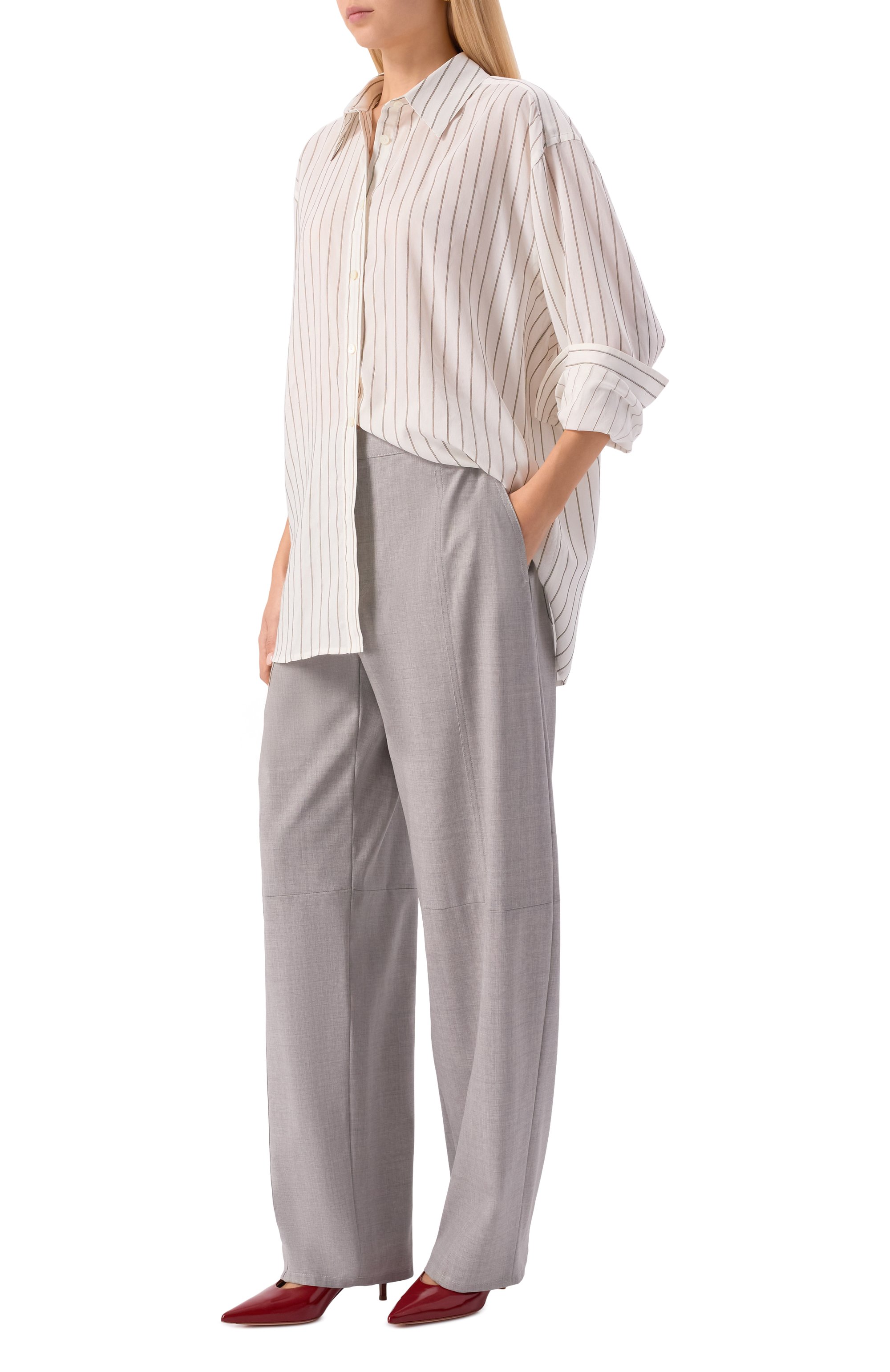 Кожаные туфли robbie 55 GIANVITO ROSSI, арт. G22273.55RIC.NUIR0UG, фото 3