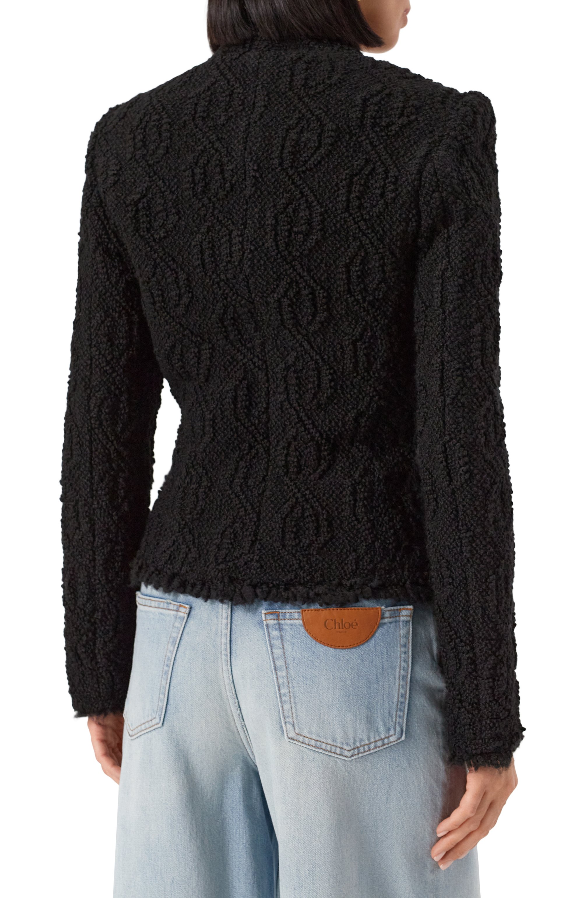 Жакет ISABEL MARANT черного цвета по цене 106000 руб., арт. 24AVE0389FAB3E04I, фото 4 Жакет ISABEL MARANT, арт. 24AVE0389FAB3E04I, фото 4