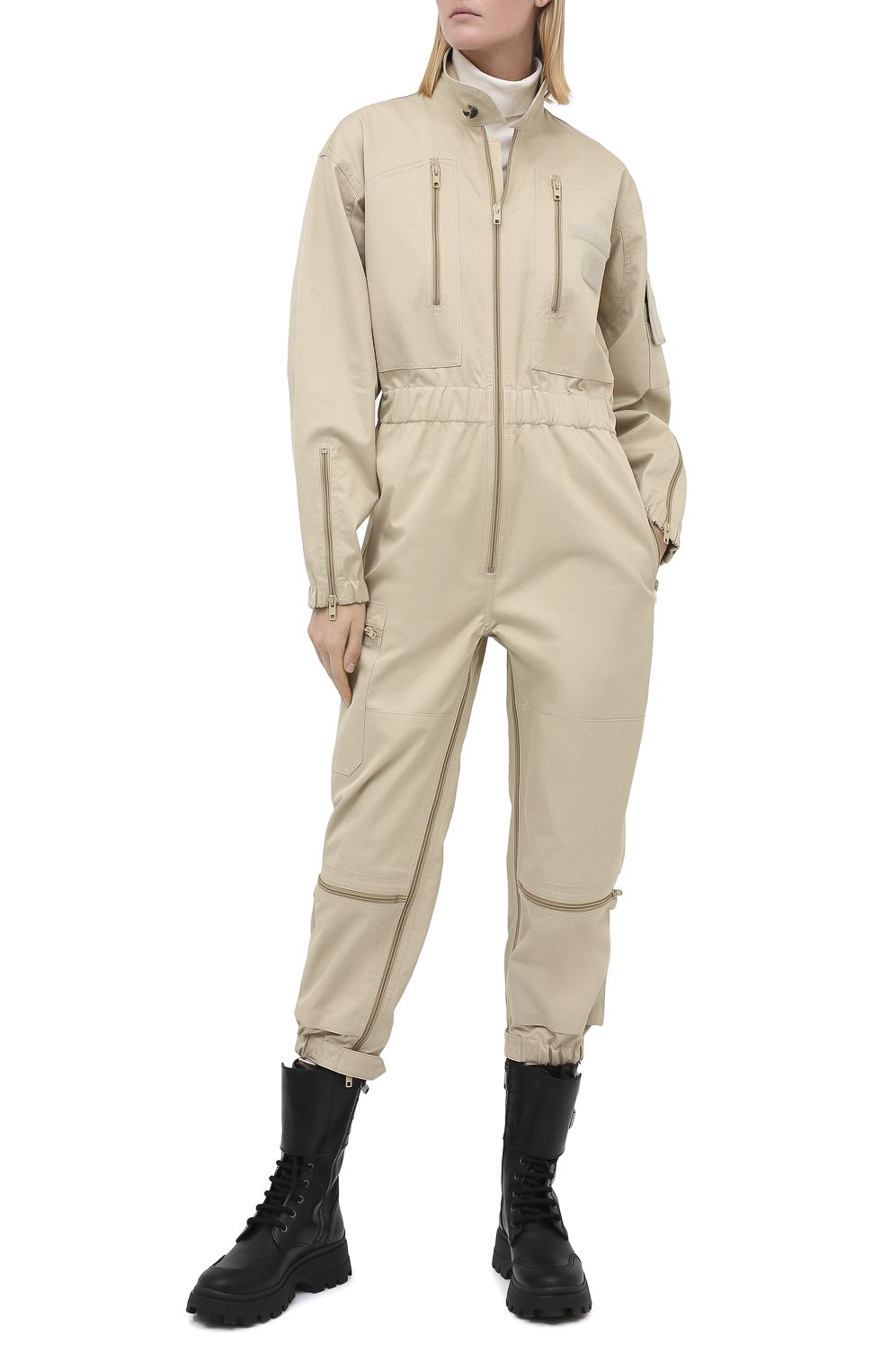 Хлопковый комбинезон MAISON MARGIELA бежевого цвета по цене 206000 руб., арт. S51FP0089/S52585, фото 2 Хлопковый комбинезон MAISON MARGIELA, арт. S51FP0089/S52585, фото 2