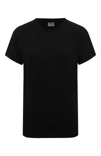 Женская хлопковая футболка SEVEN LAB, арт. T black