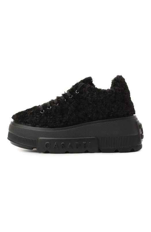 Текстильные кеды Nexus Casadei 2X078A071N/C2188 Чёрный  2X078A071N/C2188 Фото 4
