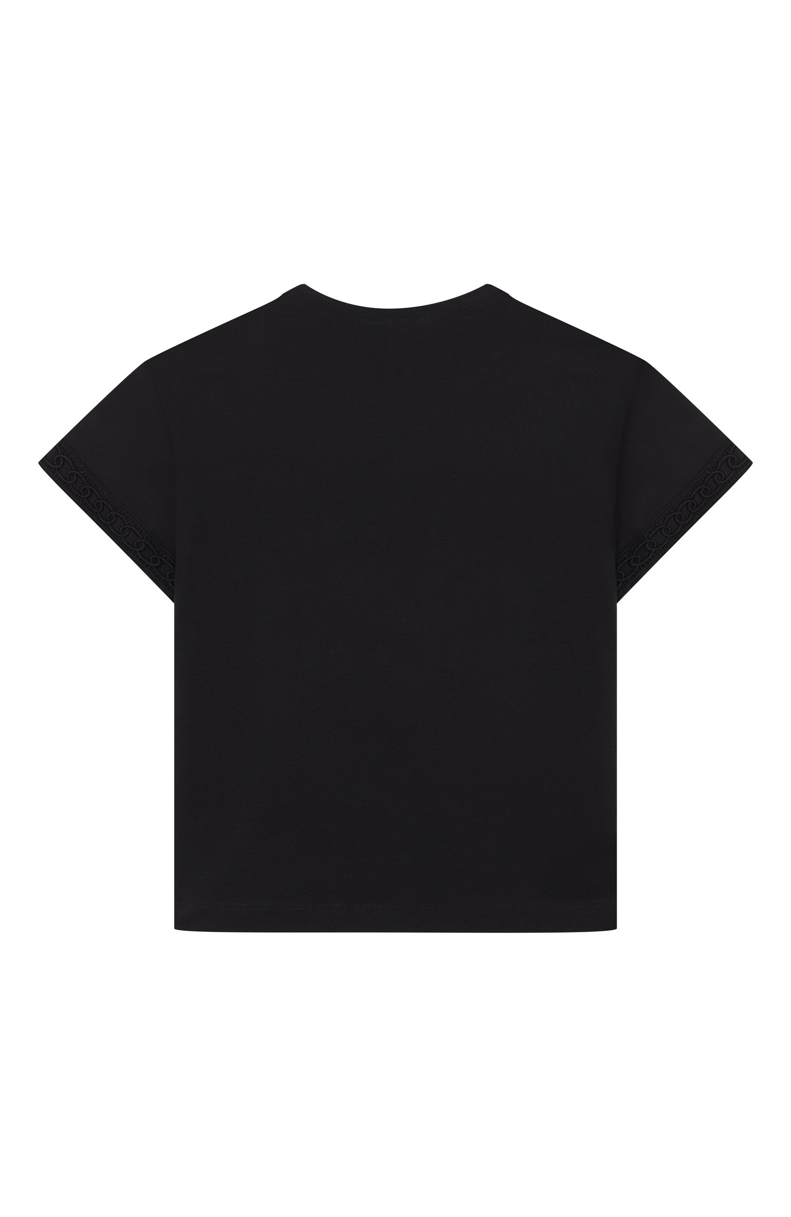 Хлопковая футболка ELIE SAAB KIDS, арт. EFTS027/TS0059_001, фото 2