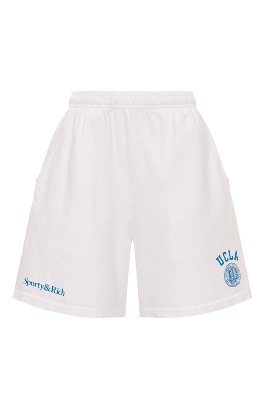Хлопковые шорты Sporty and Rich SH039615639WH01 Белый SH039615639WH01