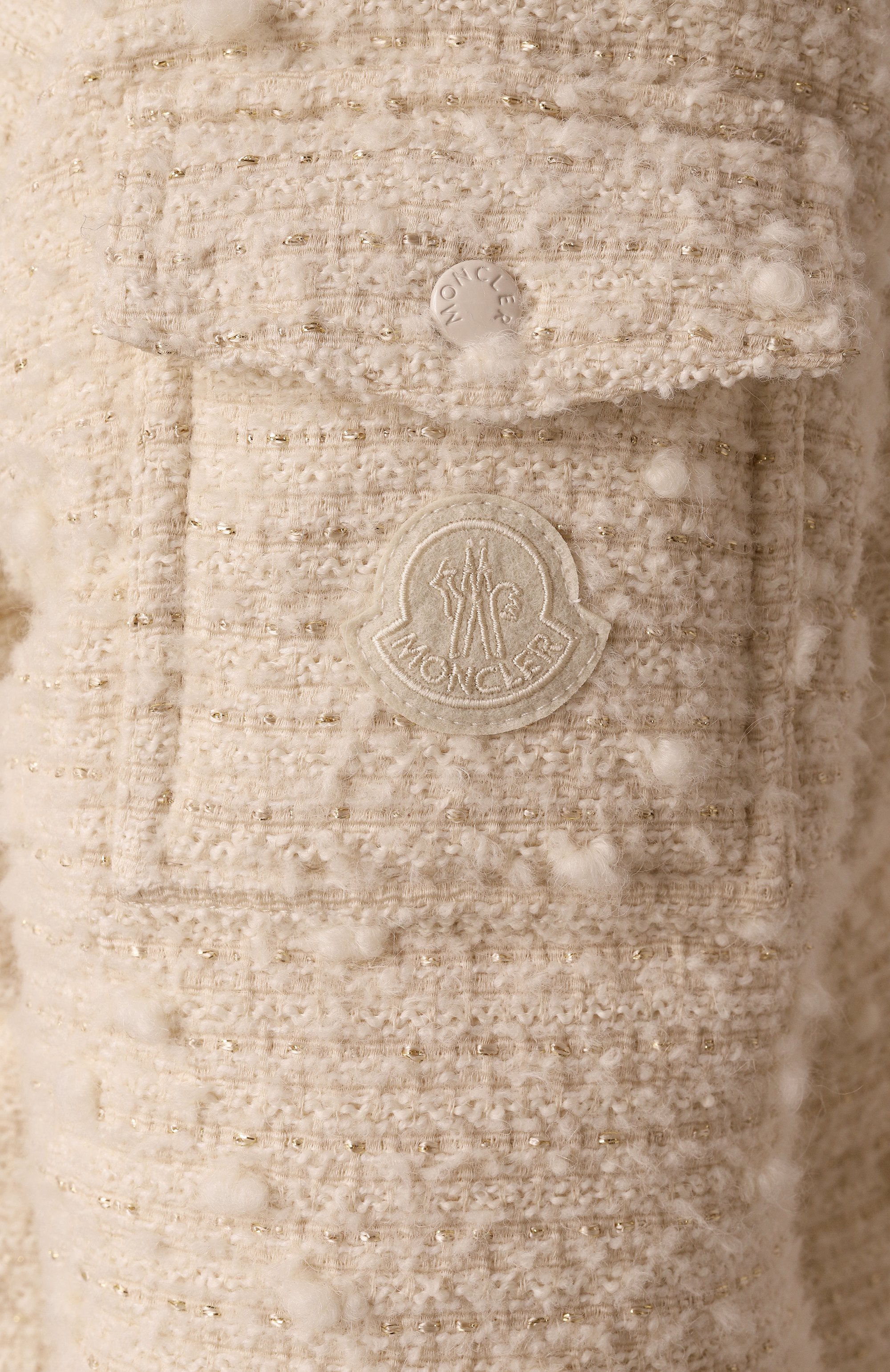 Твидовый пуховик fourmines MONCLER, арт. 1A001-60-5980U, фото 7