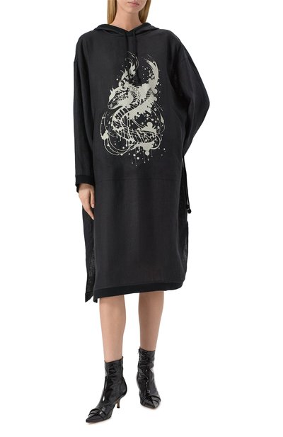 Льняное платье MIDGARD PARIS, арт. DR1802-LN-BK/BJ, фо�то 3