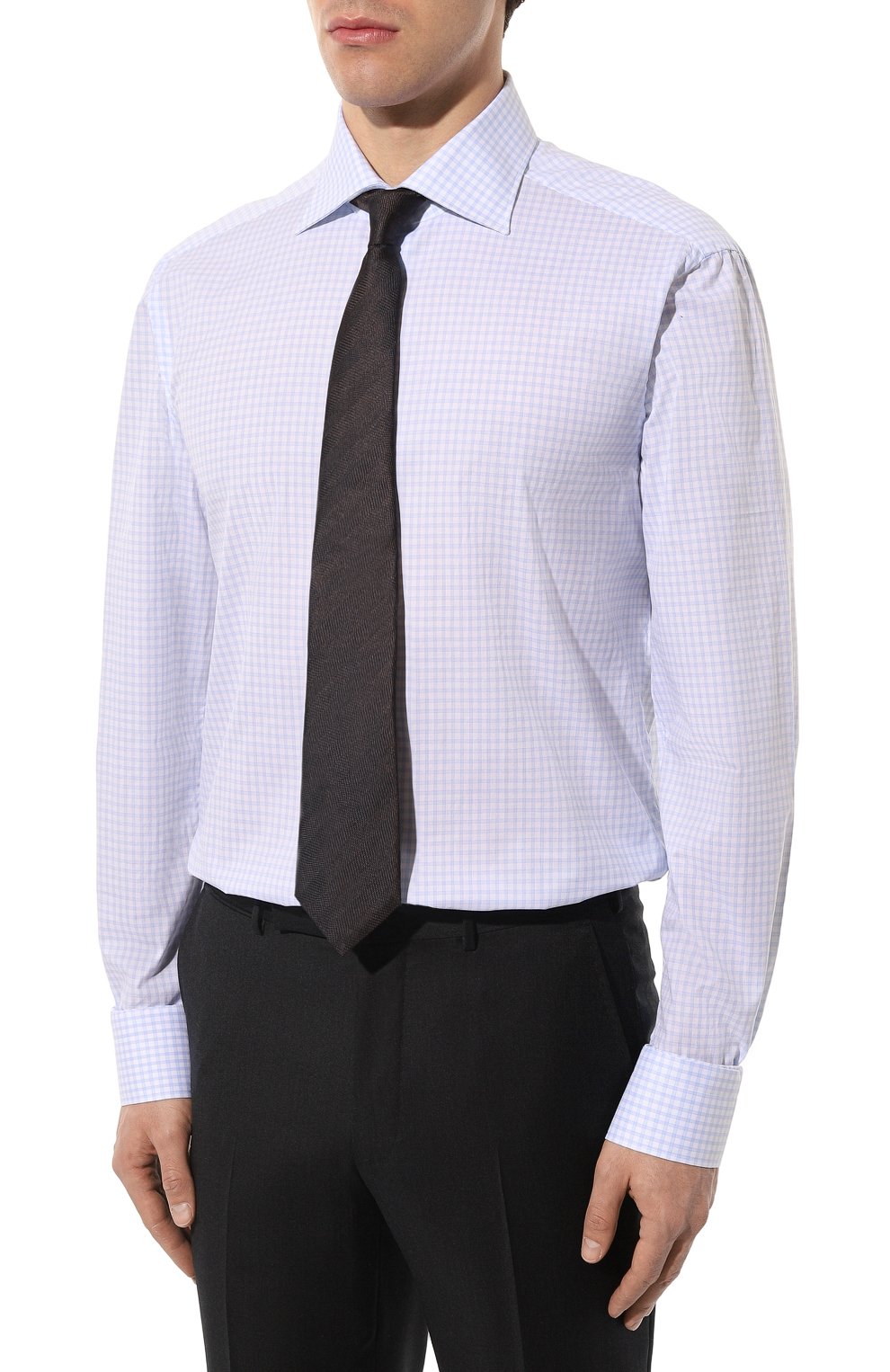 Хлопковая сорочка KITON, арт. UCIH0869019, фото 3