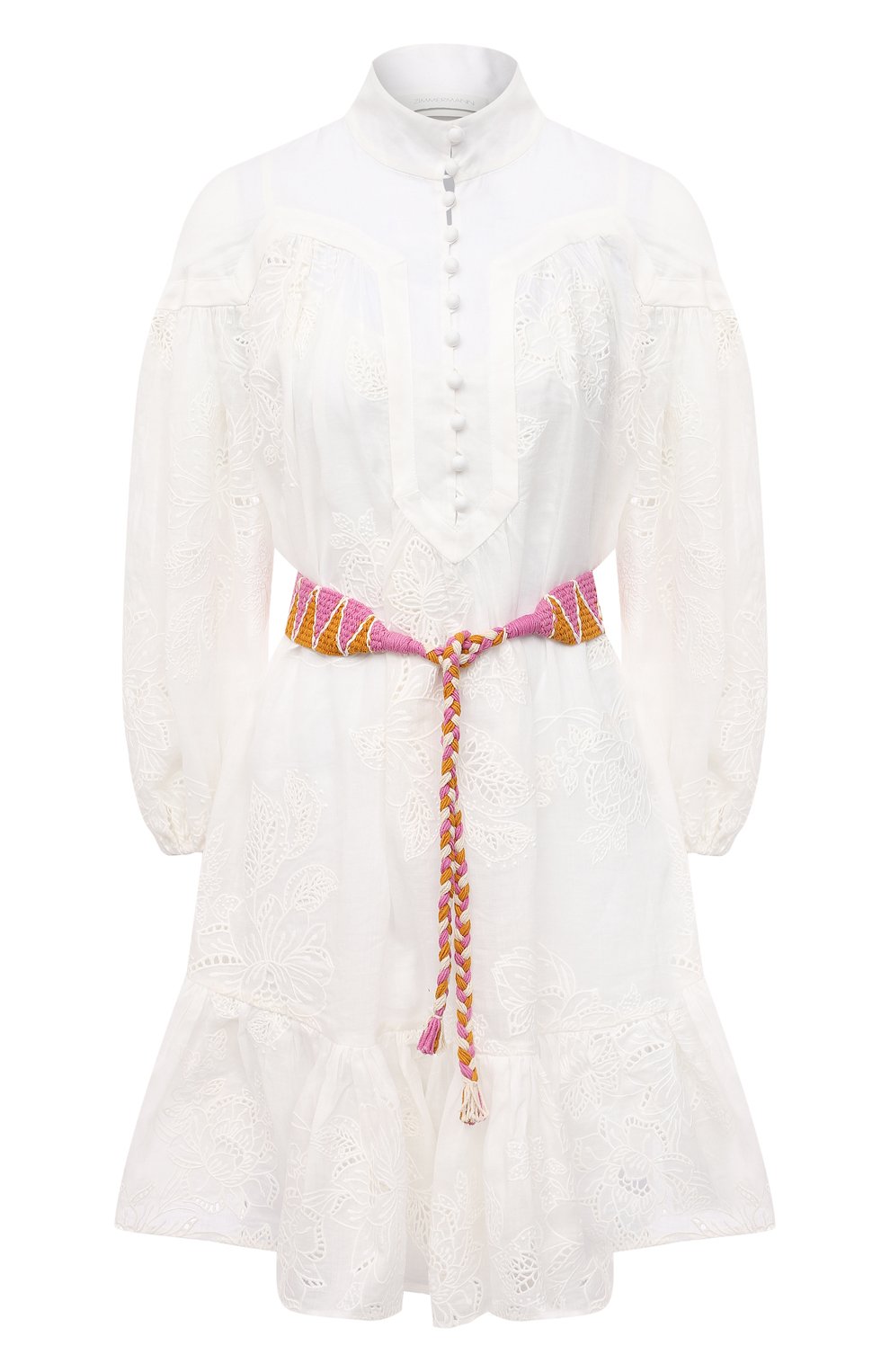 Платье ZIMMERMANN белого цвета по цене 89000 руб., арт. 9397DRID, фото 1 Платье ZIMMERMANN, арт. 9397DRID, фото 1