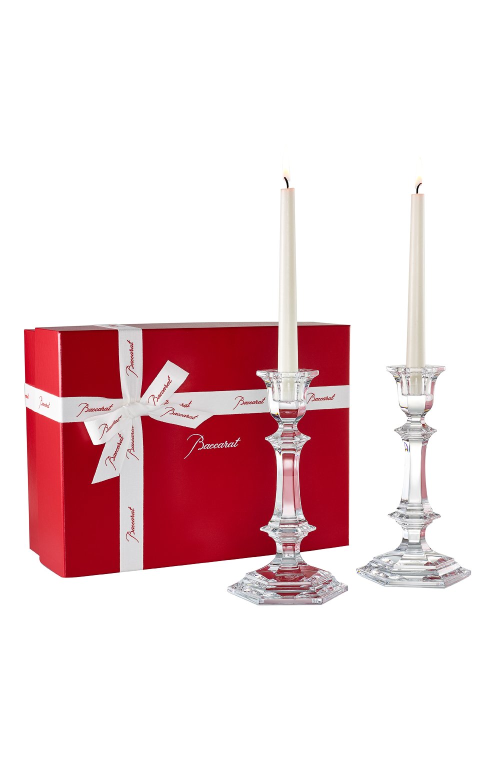 Набор из двух подсвечников BACCARAT прозрачного цвета по цене 96500 руб., арт. 2 813 863, фото 2 Набор из двух подсвечников BACCARAT, арт. 2 813 863, фото 2