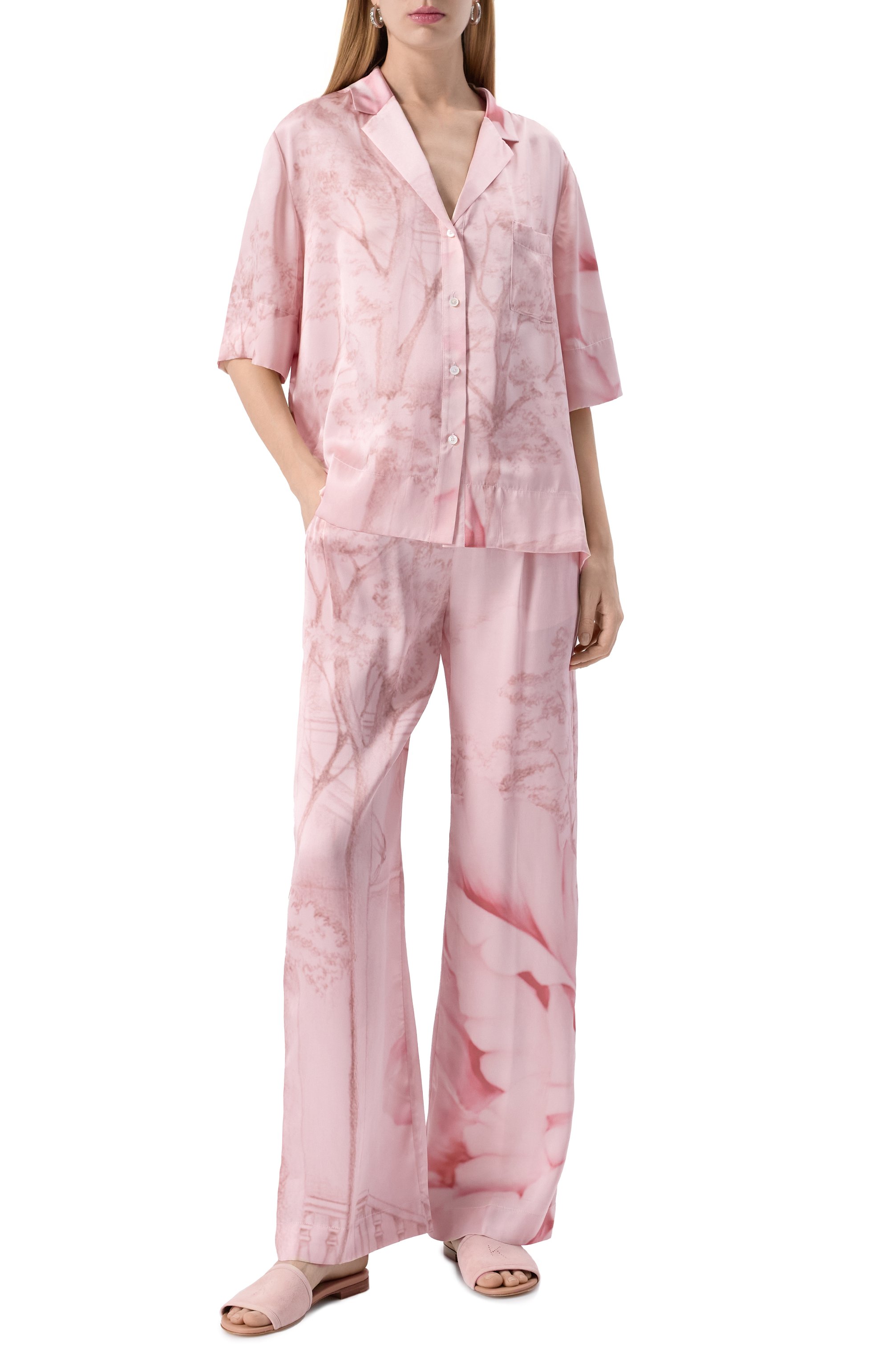 Шелковые брюки KITON, арт. D58115K0926E11, фото 2