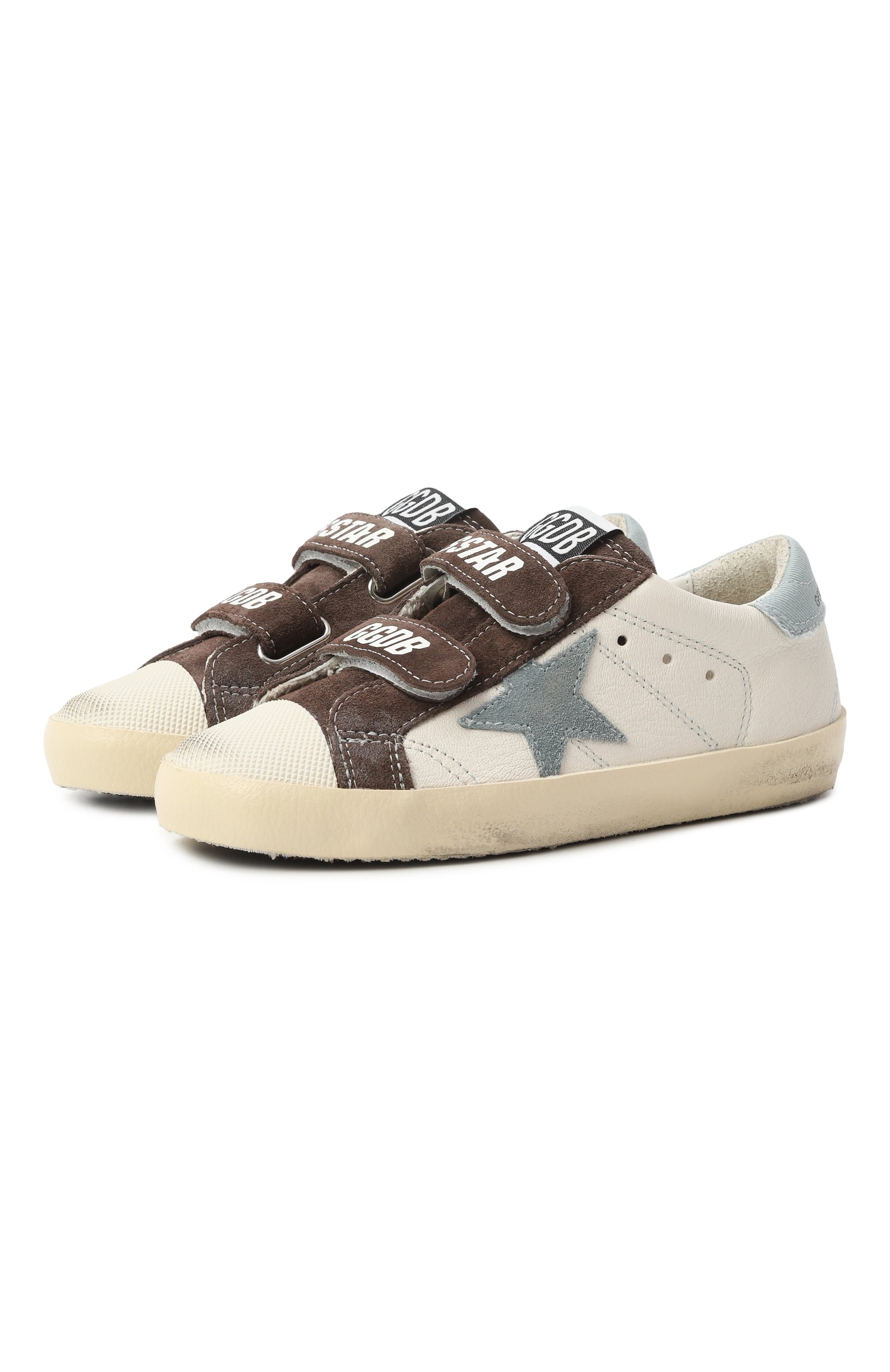 Кожаные кеды old school GOLDEN GOOSE DELUXE BRAND, арт. GYF00111.F007429, фото 1