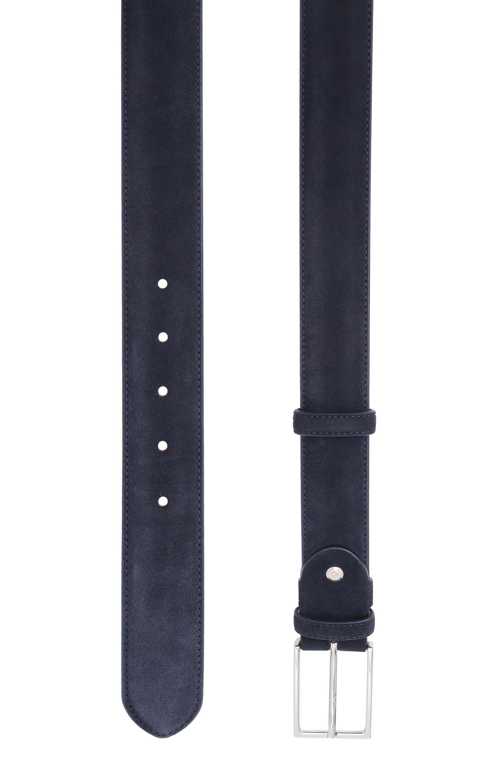 Замшевый ремень DOUCAL'S темно-синего цвета по цене 24700 руб., арт. DC0001SIGMUF0099N05, фото 3 Замшевый ремень DOUCAL'S, арт. DC0001SIGMUF0099N05, фото 3