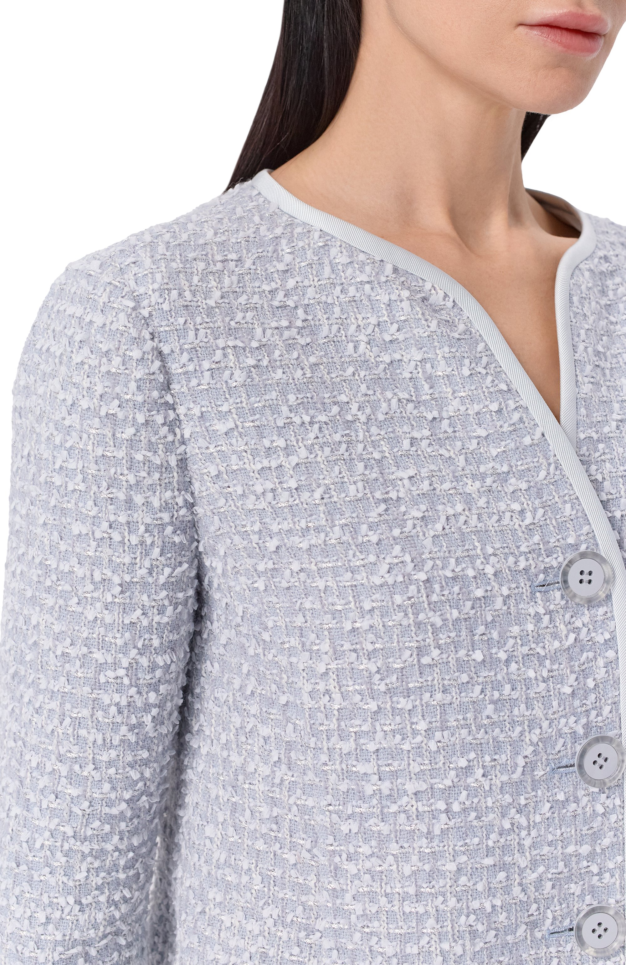 Твидовый жакет EMPORIO ARMANI, арт. EW003299/AF20486, фото 5