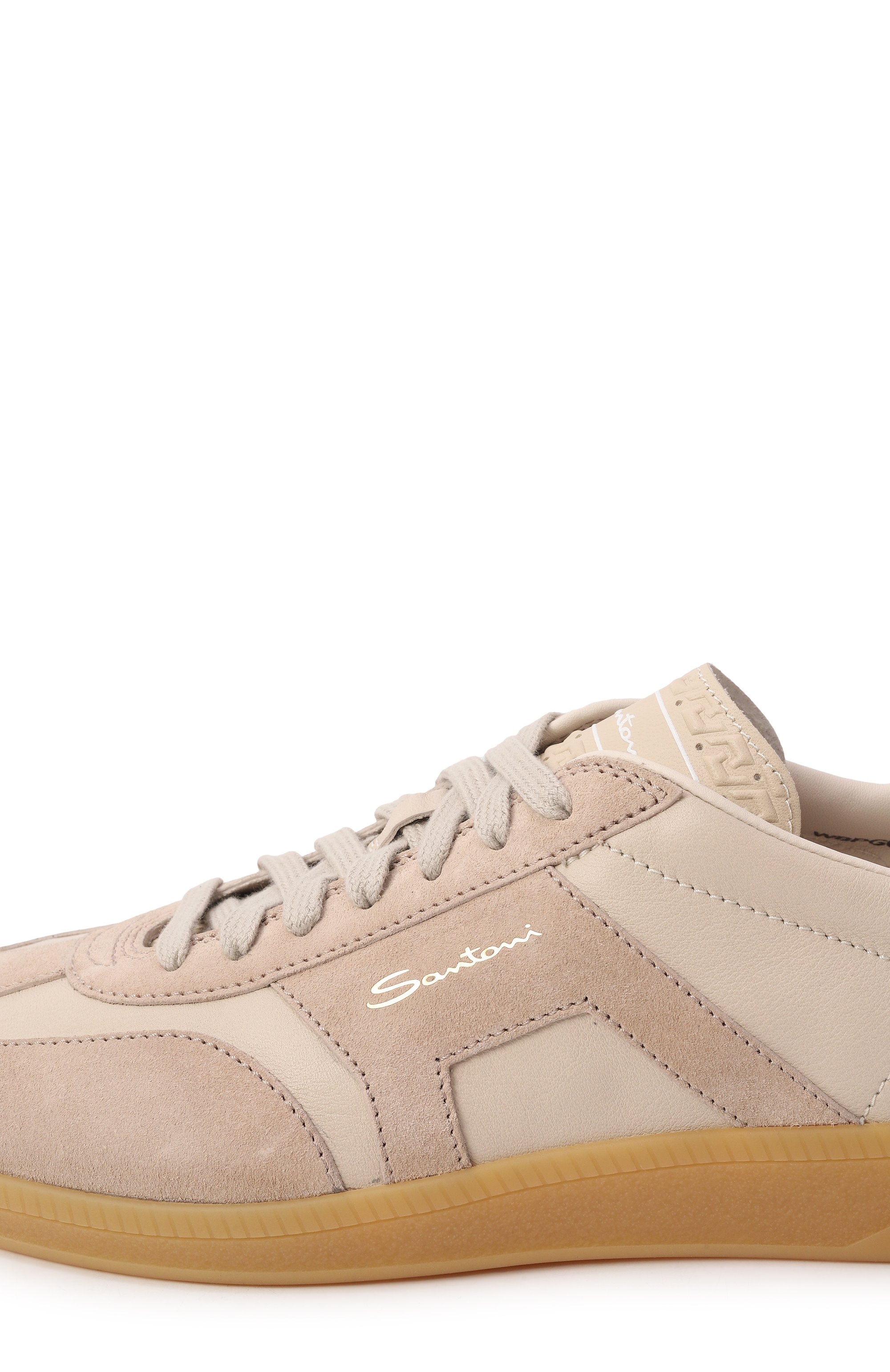 Кожаные кеды dbs oly SANTONI, арт. WBPG61244FARSLYA, фото 7