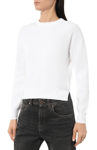 Хлопковый пуловер BRUNELLO CUCINELLI, арт. M1919B1299, фото 3