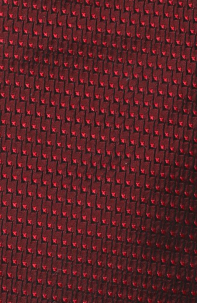 Шелковый галстук HUGO красного цвета по цене 8995 руб., арт. 50540112, фото 4 Шелковый галстук HUGO, арт. 50540112, фото 4