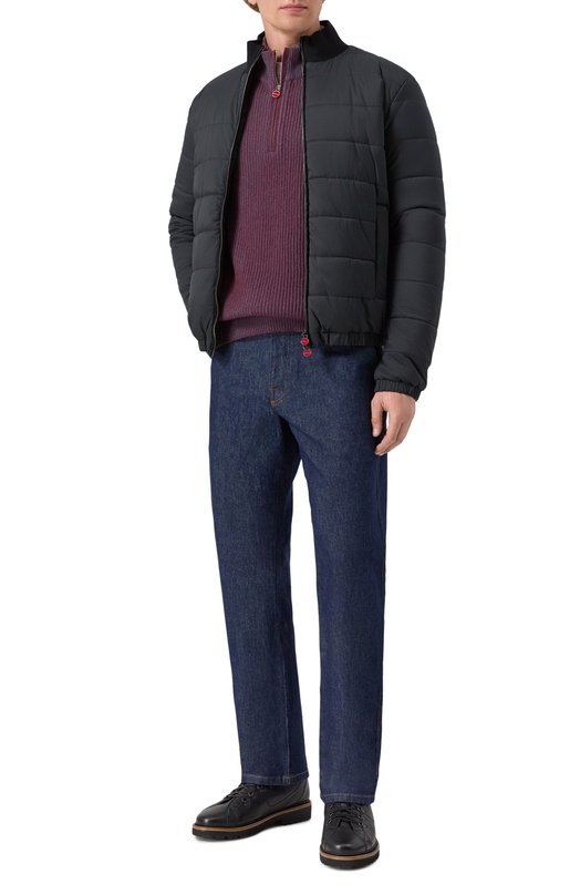 Кашемировый свитер Kiton UMK0794A0024 Фиолетовый  UMK0794A0024 Фото 2
