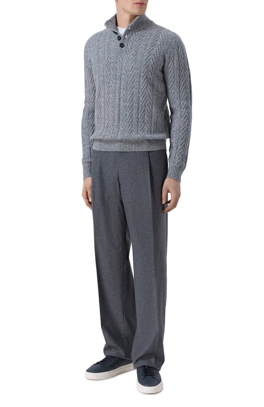 Шерстяные брюки Boglioli 80926/FB5108 Серый  80926/FB5108 Фото 2