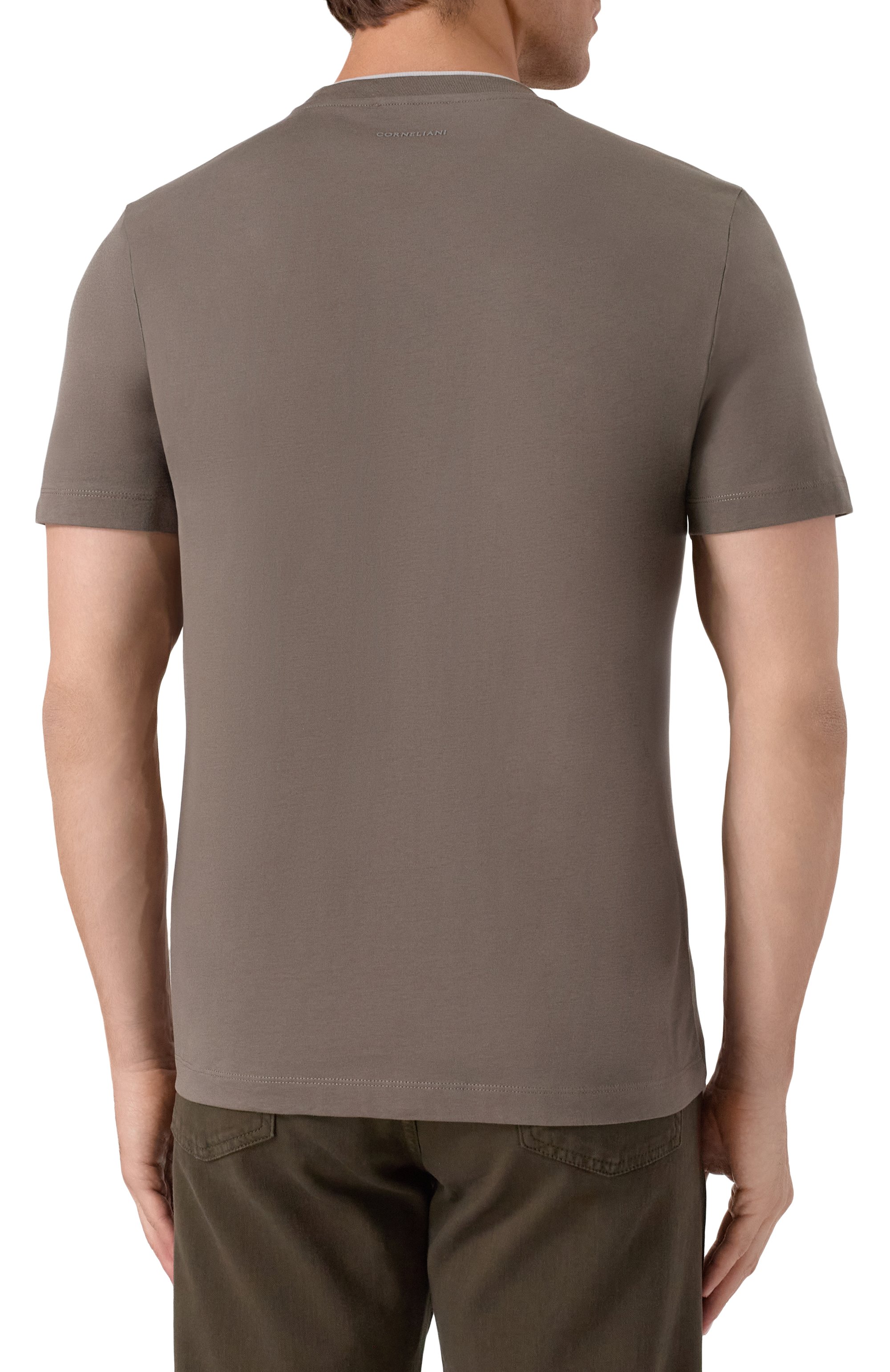 Хлопковая футболка CORNELIANI, арт. 26G571-2625022, фото 4