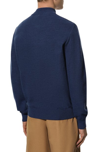 Шерстяной джемпер PAUL&SHARK синего цвета по цене 28800 руб., арт. 12311109, фото 4 Шерстяной джемпер PAUL&SHARK, арт. 12311109, фото 4