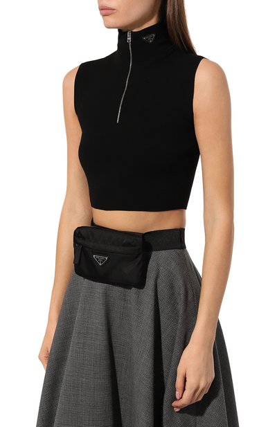 Топ из вискозы и шерсти PRADA, арт. P29972-1Y86-F0002-212, фото 3