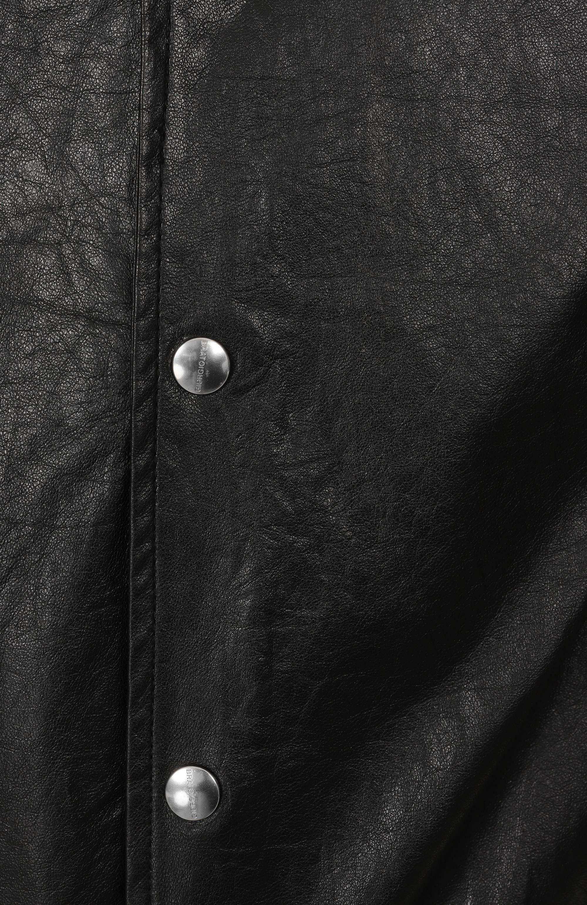 Кожаная куртка-рубашка GIORGIO BRATO, арт. GU25S24003NAPSTM, фото 6