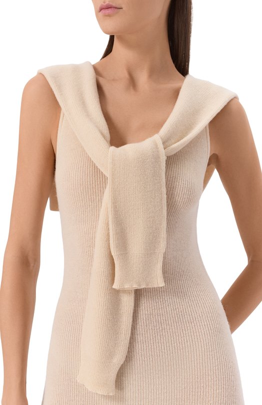 Шерстяное платье Aya Muse AMPF2503 Бежевый  AMPF2503 Фото 4