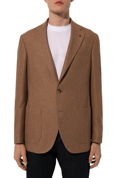 Пиджак из шерсти и хлопка SARTORIA LATORRE, арт. EF74/UG0515, фото 5