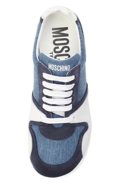 Комбинированные кеды MOSCHINO, арт. 83054/VAR2, фото 4