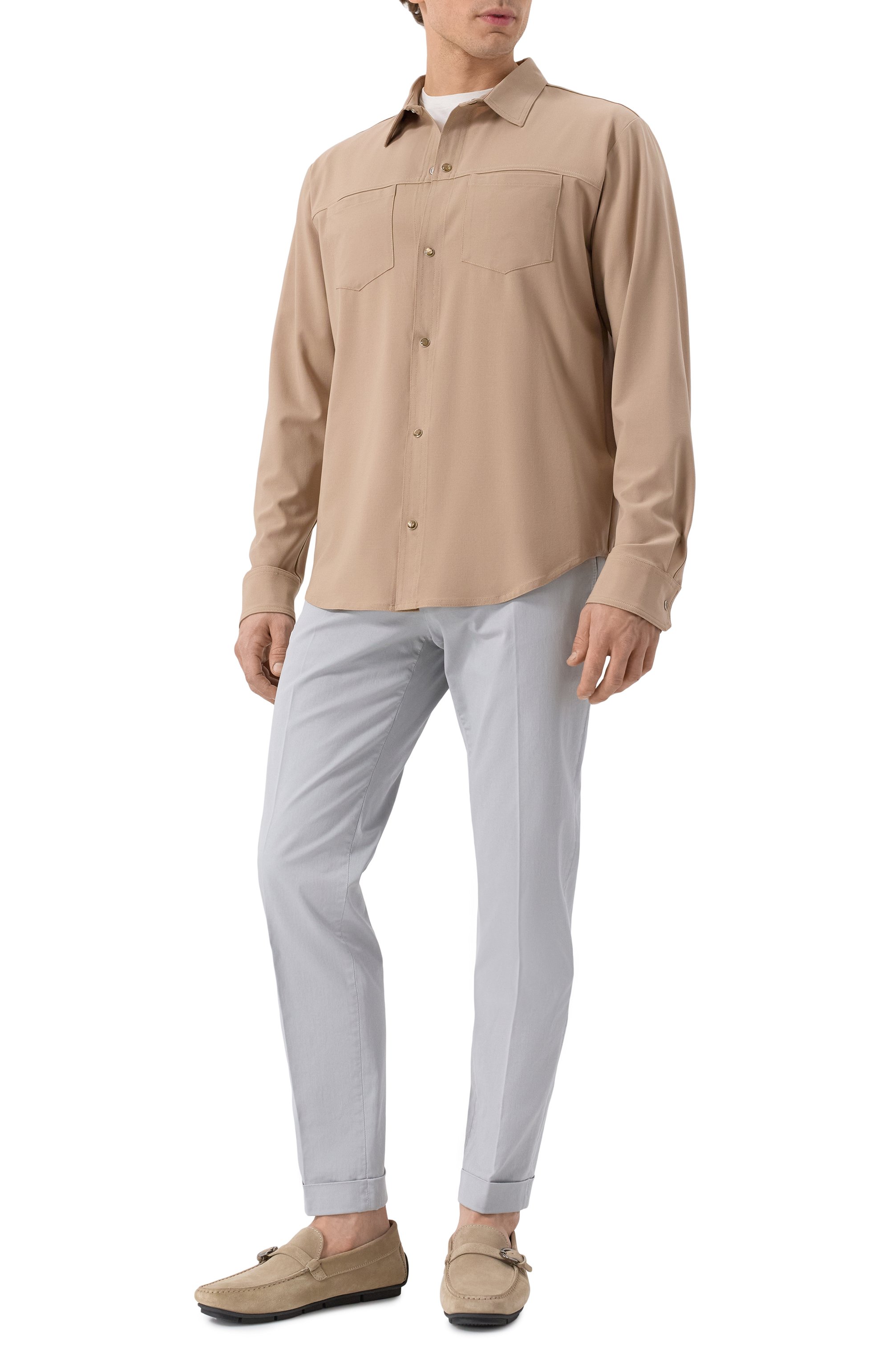 Замшевые мокасины DOUCAL'S, арт. DU3410HAVAUF009N, фото 2