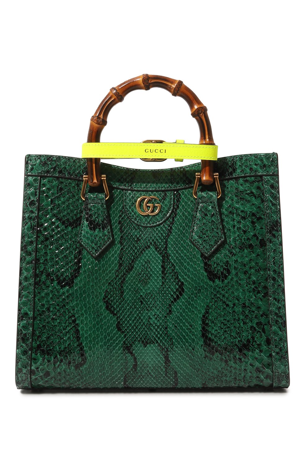 Сумка-тоут diana small из кожи питона GUCCI,  арт. 660195 LU3ZT, фото 1