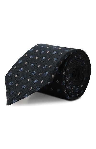 Мужской галстук из шелка и шерсти CANALI, арт. 18/HJ04083