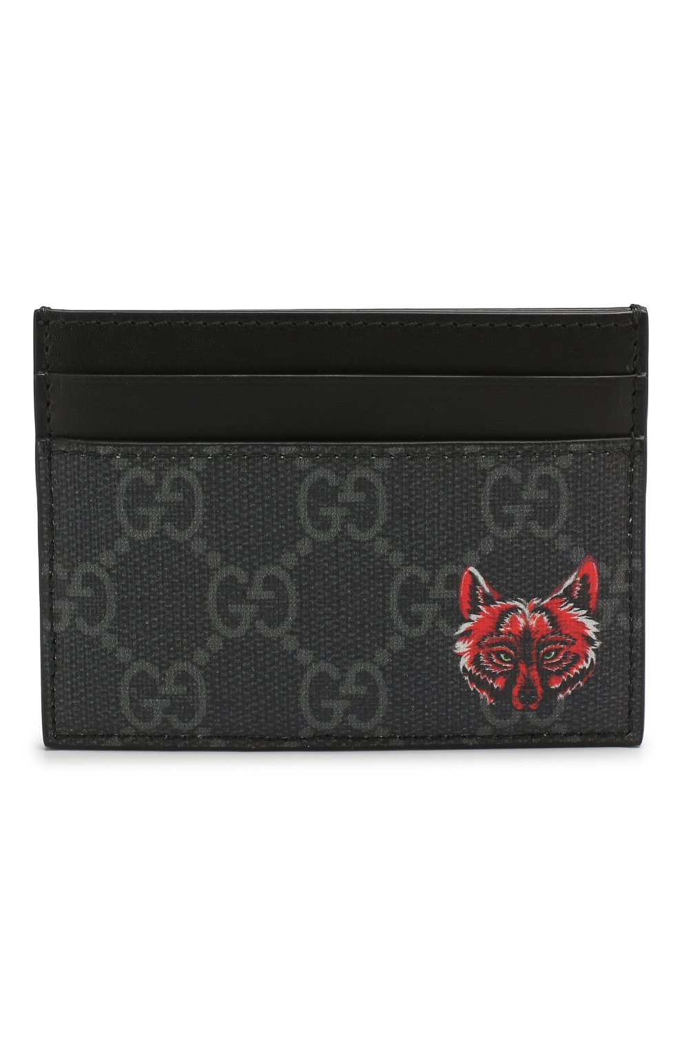 Футляр для кредитных карт gg supreme GUCCI черного цвета по цене 27650 руб., арт. 451277/91PAN, фото 1 Футляр для кредитных карт gg supreme GUCCI, арт. 451277/91PAN, фото 1