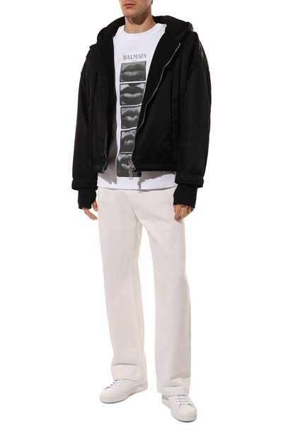 Хлопковая футболка BALMAIN, арт. DH0EG000/GE07, фото 2