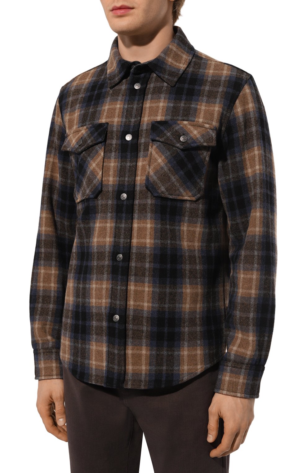 Шерстяная рубашка WOOLRICH, арт. CFWOOS0065MRUT3093, фото 3