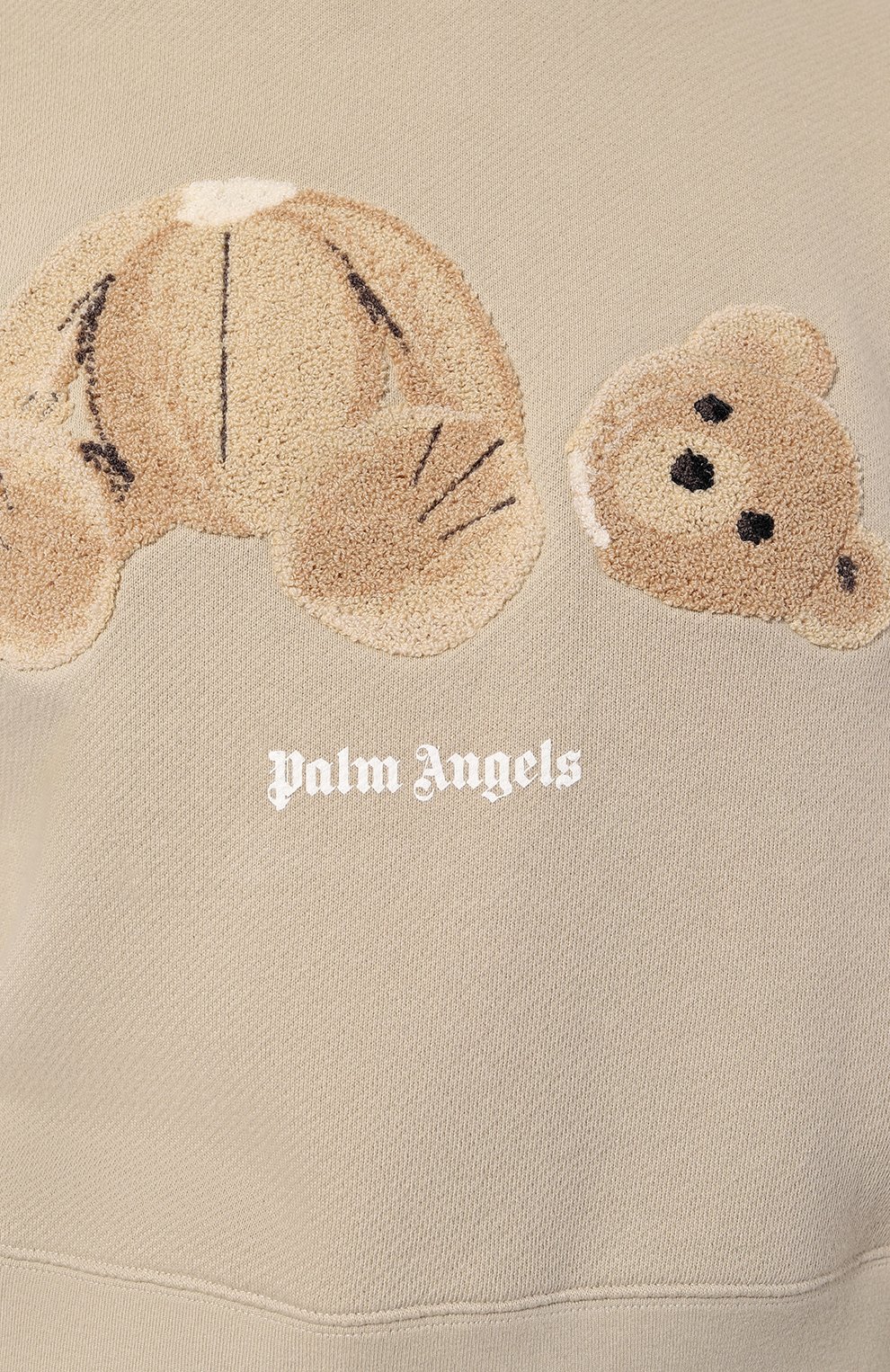 Хлопковый свитшот PALM ANGELS бежевого цвета по цене 79950 руб., арт. PWBA016C99FLE0026160, фото 5 Хлопковый свитшот PALM ANGELS, арт. PWBA016C99FLE0026160, фото 5